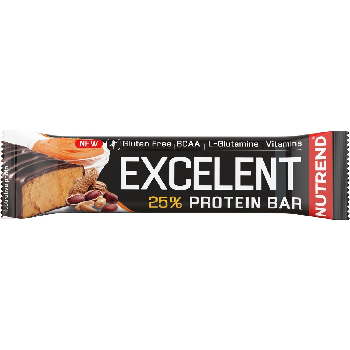 NUTREND Excelent Proteinszelet - Mogyoróvaj