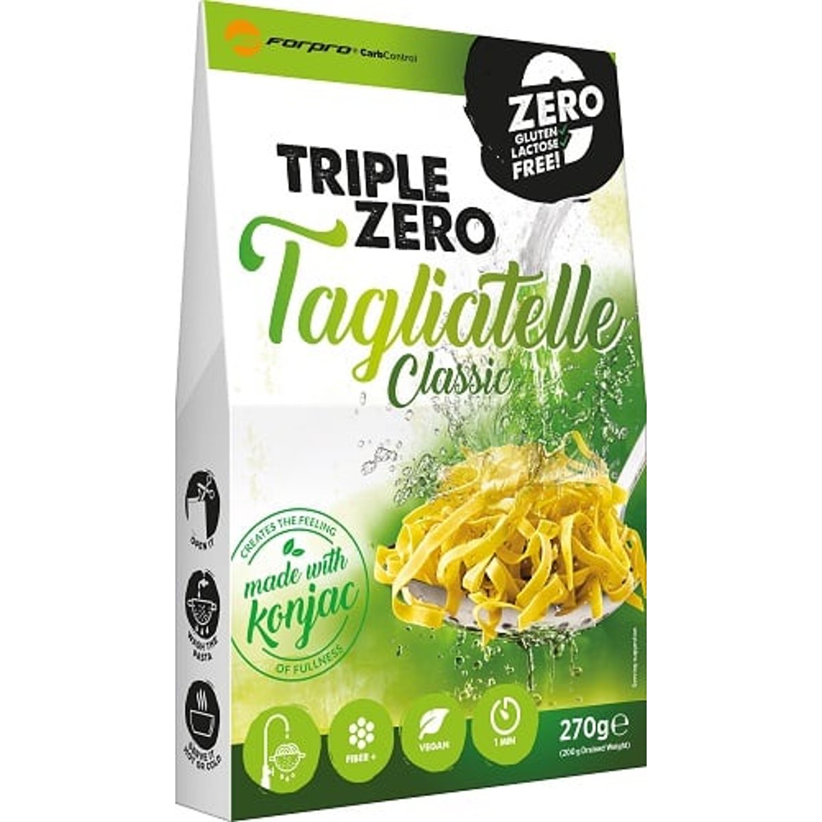 FORPRO Triple Zero Konjac tészta Tagliatelle