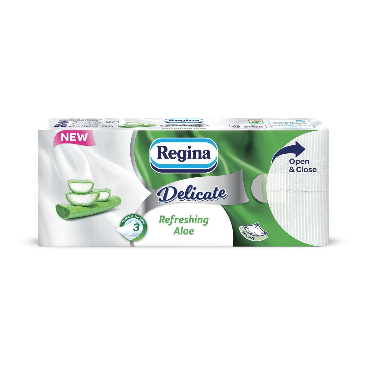 Regina Delicate Refreshing Aloe papír zsebkendő