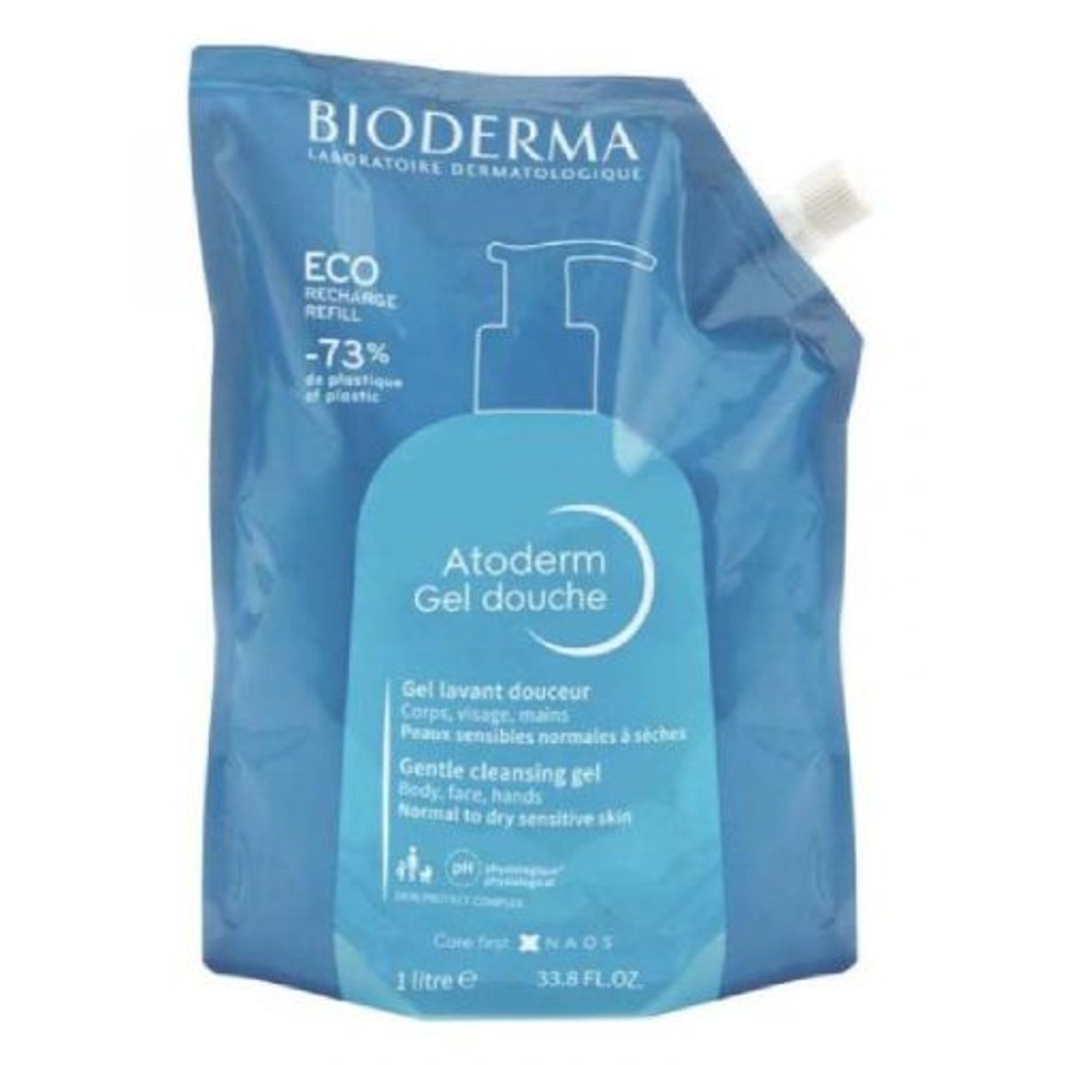 BIODERMA Atoderm tusfürdő Öko-utántöltő 1000ml