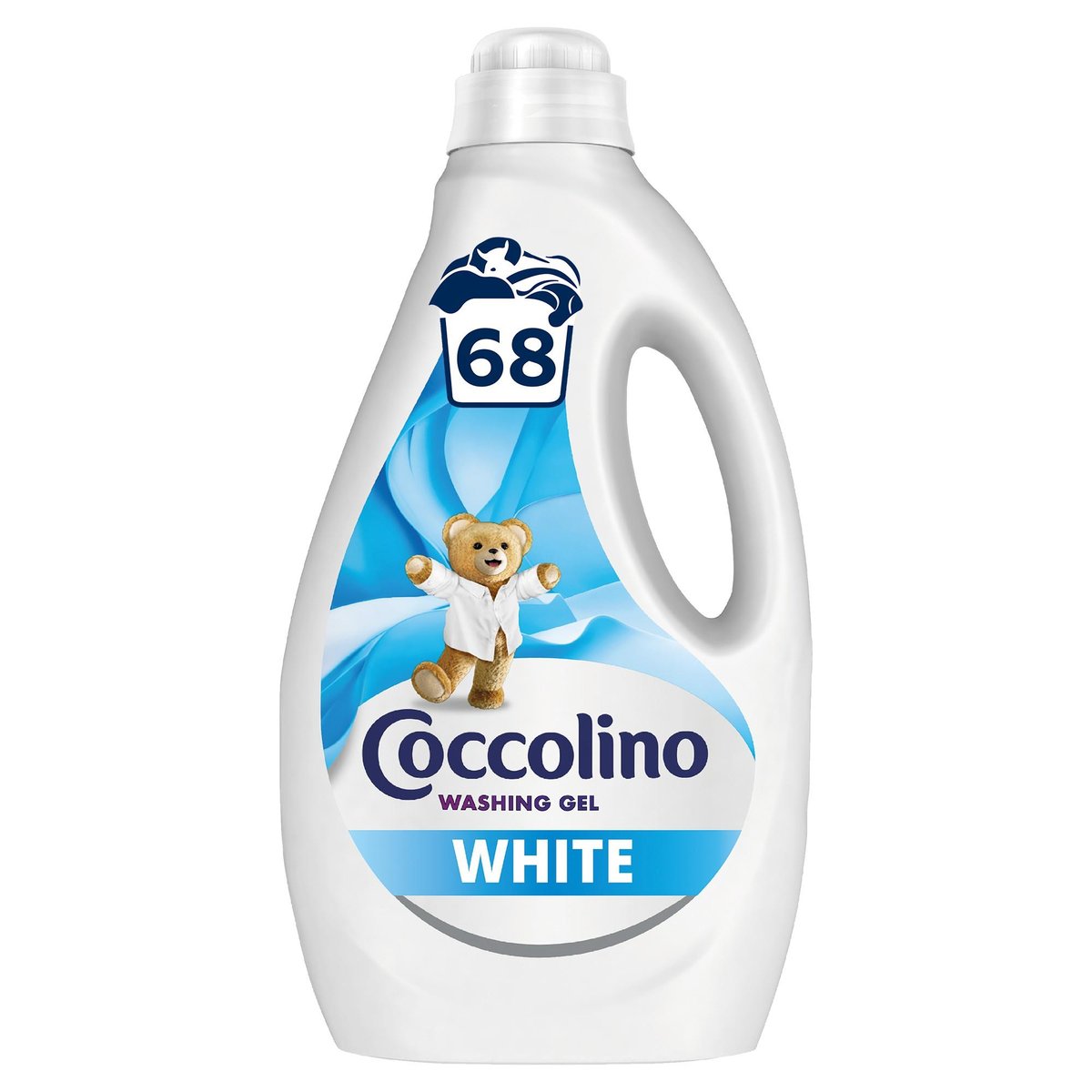 Coccolino White mosószer fehér ruhákhoz, 68 mosás, 2. 72 l