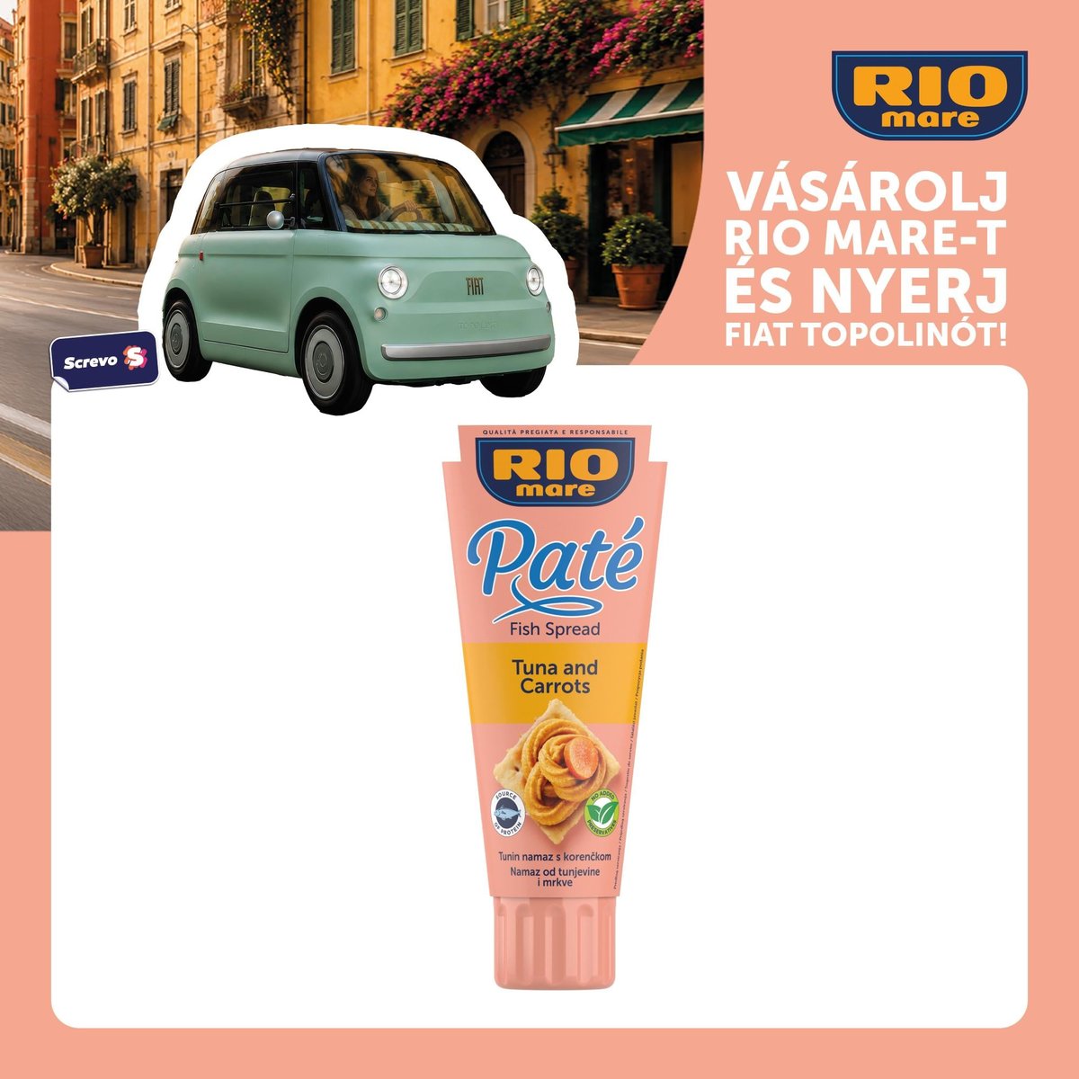 Rio Mare Paté sárgarépás pástétom