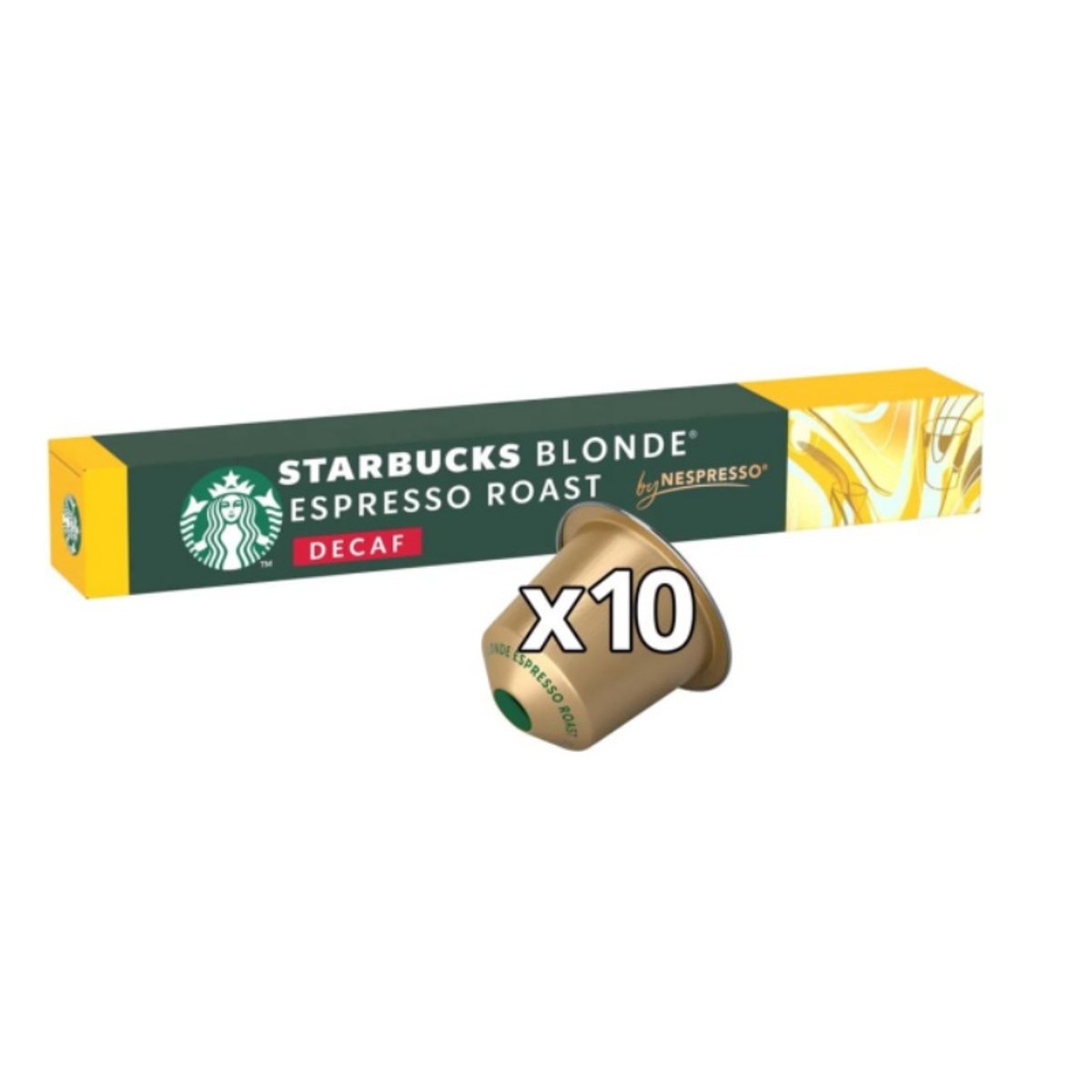 Starbucks by Nespresso Blonde Espresso Roast koffeinmentes kávékapszula