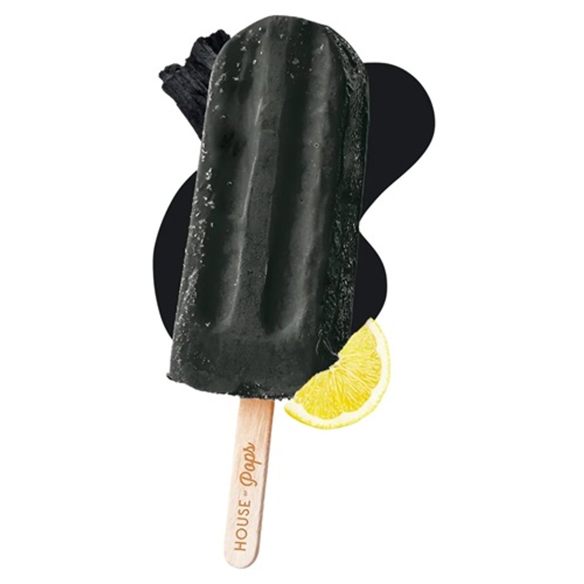House of Pops Black Lemonade (Citrom ízű fagylalt)
