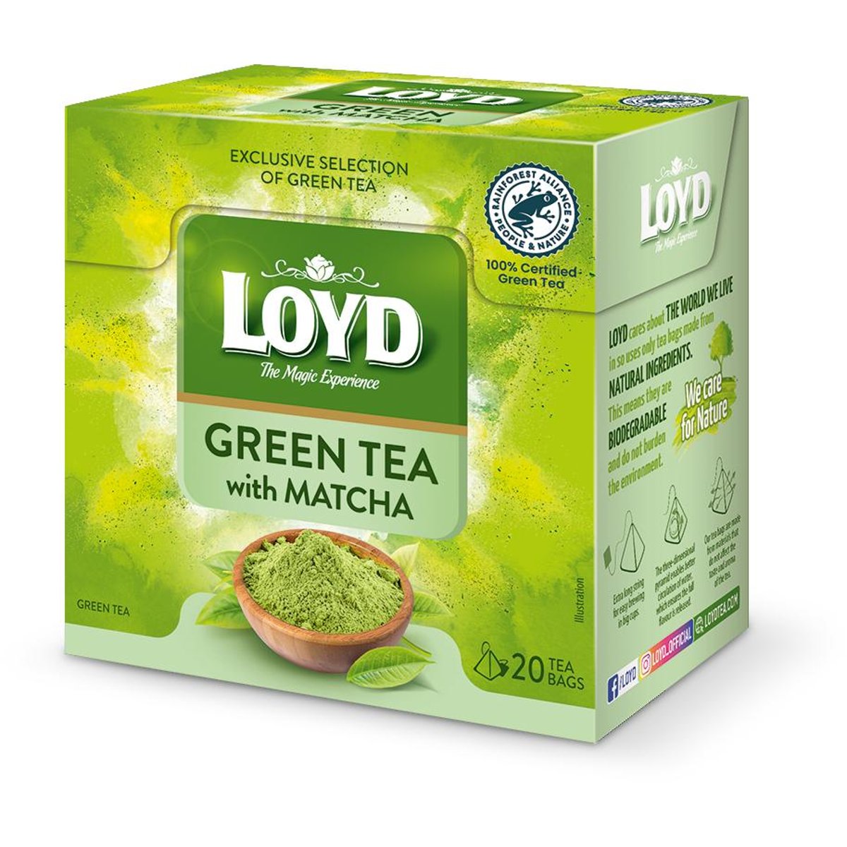 Loyd Zöld tea Matcha-val