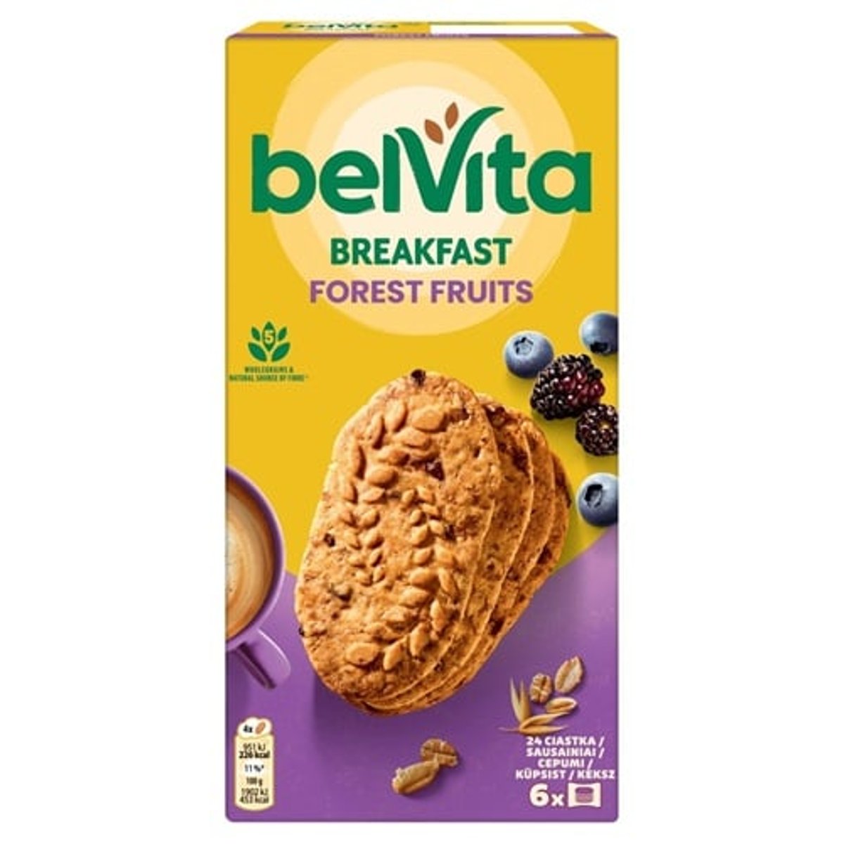 Belvita erdei gyümölcsös multipack