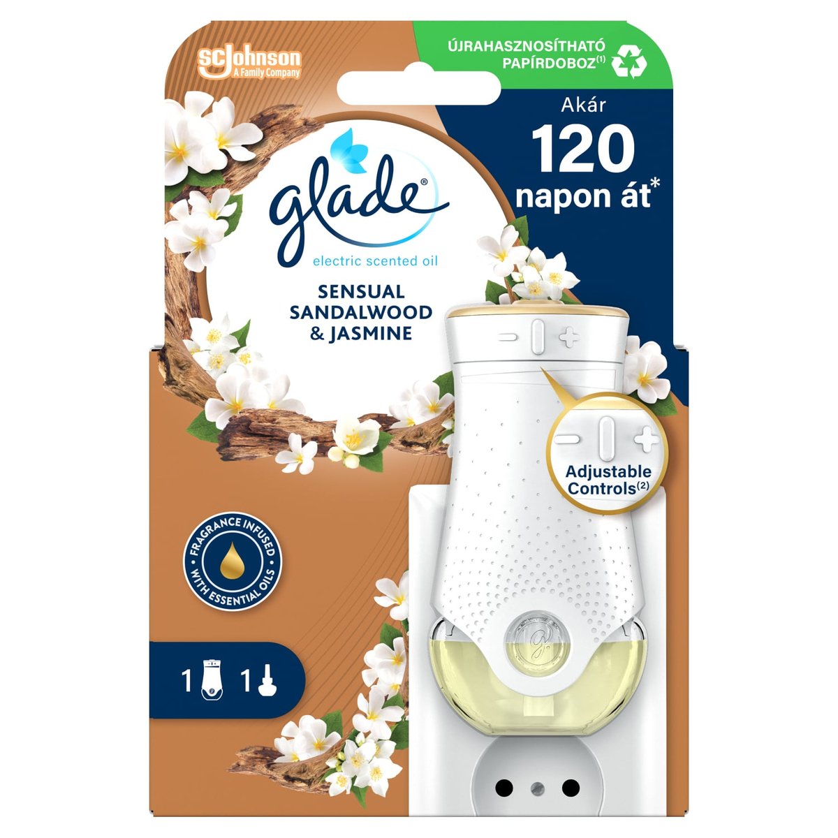 Glade® elektromos készülék Bali szantálfa és jázmin