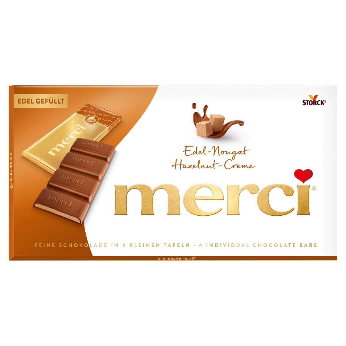 Merci mogyorókrémes táblás csokoládé