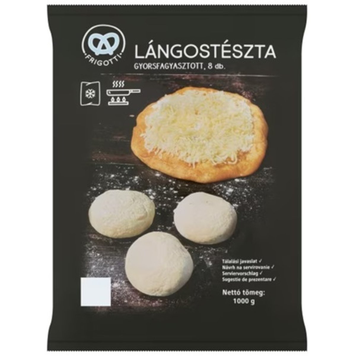 Speisekammer gyorsfagyasztott lángos tészta