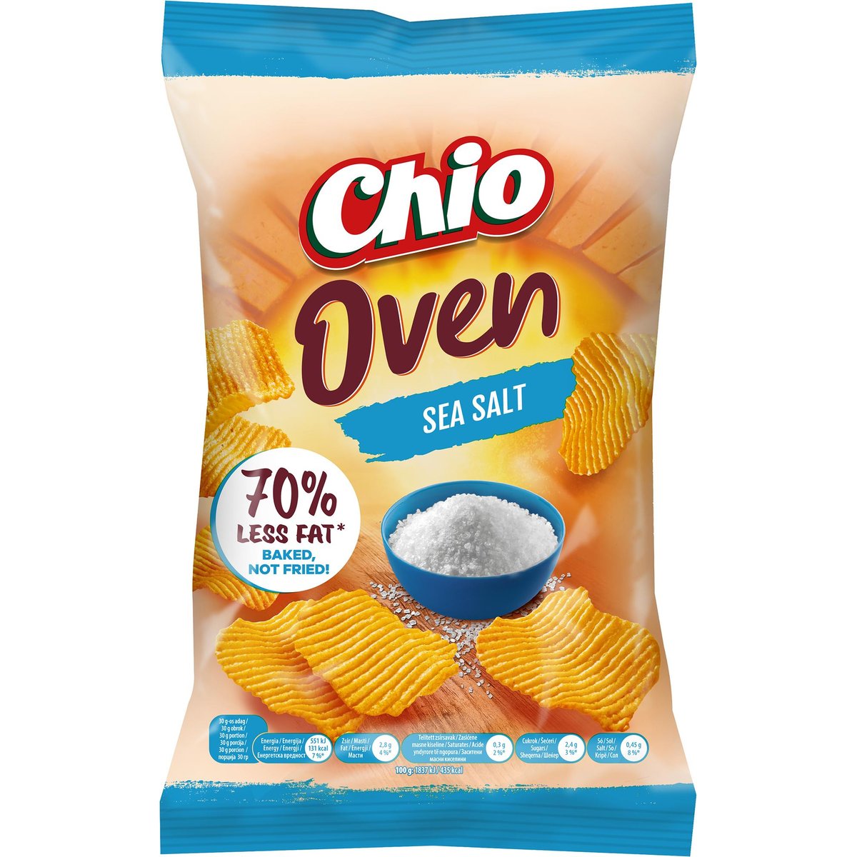 Chio Oven Kemencében sütött tengeri sós ízű burgonyachips