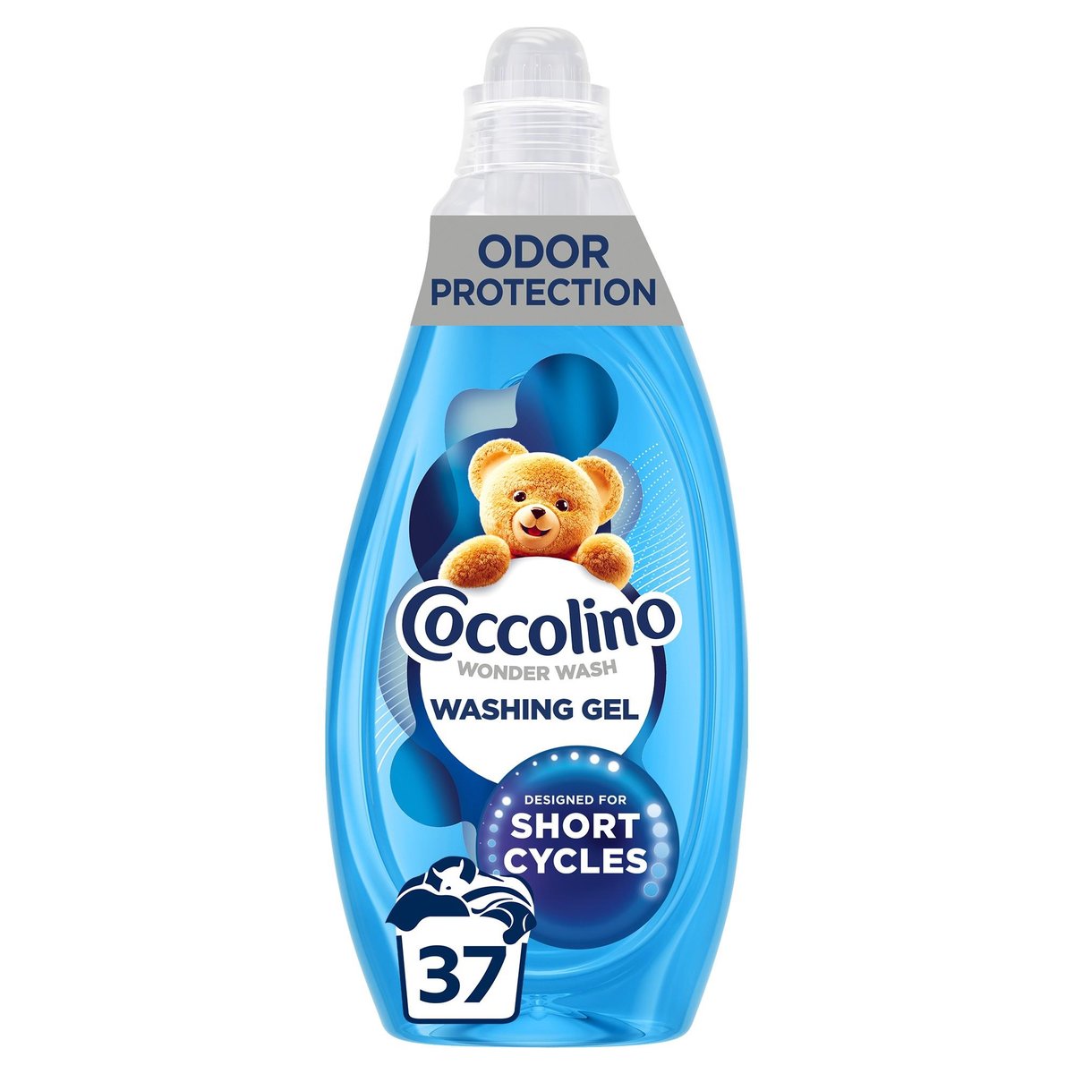 Coccolino Wonder Wash Odor Defence mosószer gyors mosáshoz, 37 mosás, 1. 48 l