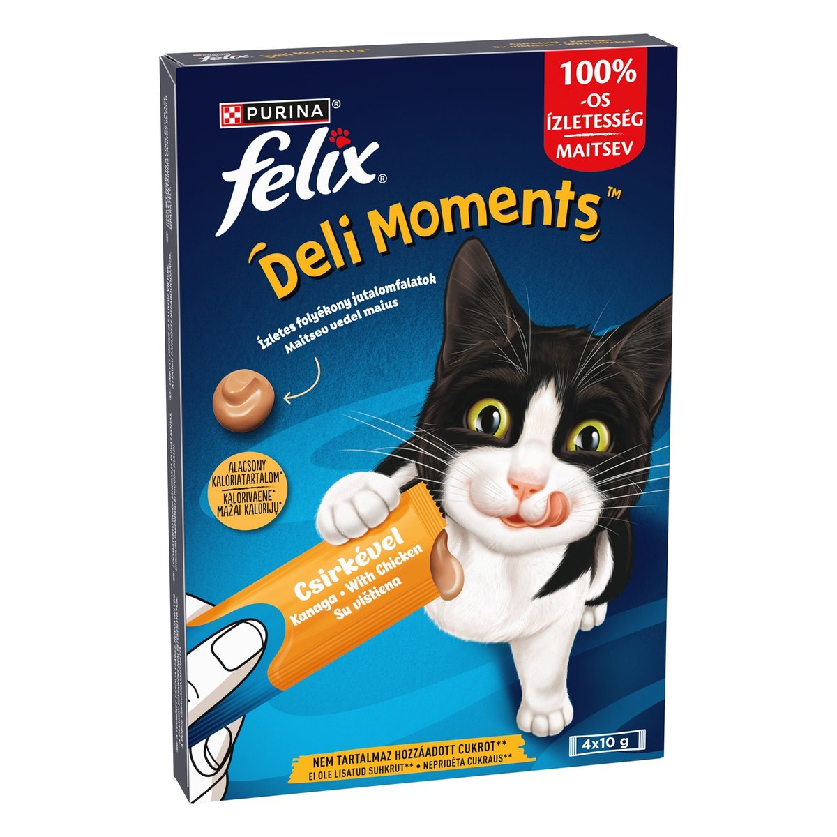 Felix Deli Moments Csirke macska jutalomfalat (4x10g)