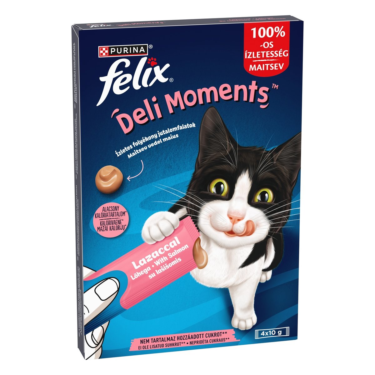 Felix Deli Moments Lazac macska jutalomfalat (4x10g)
