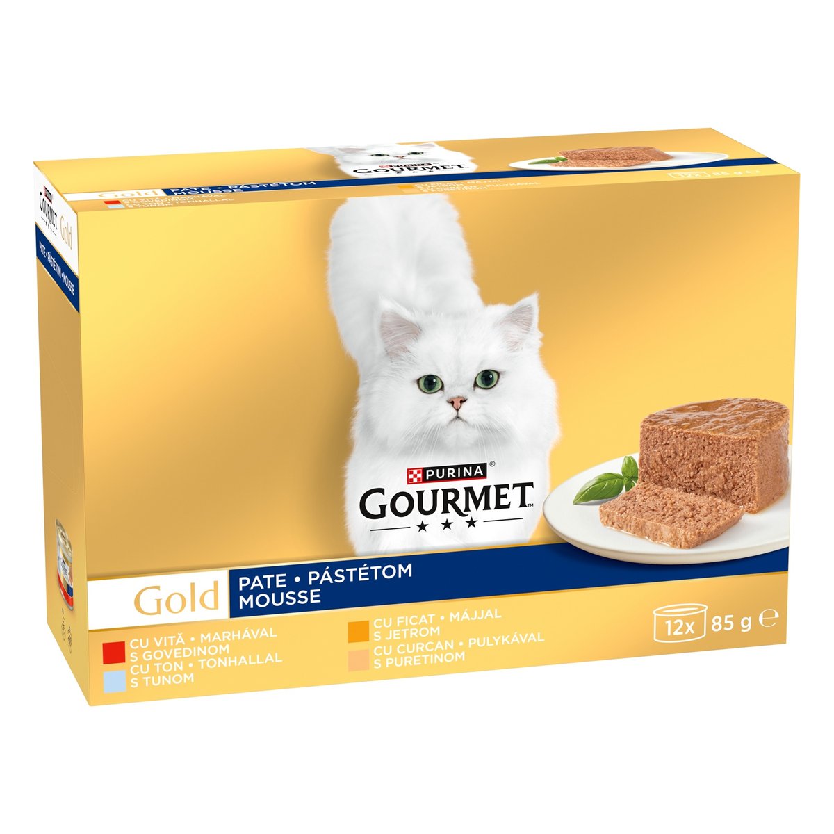 Gourmet Gold Pástétom nedves macskaeledel (12x85g)