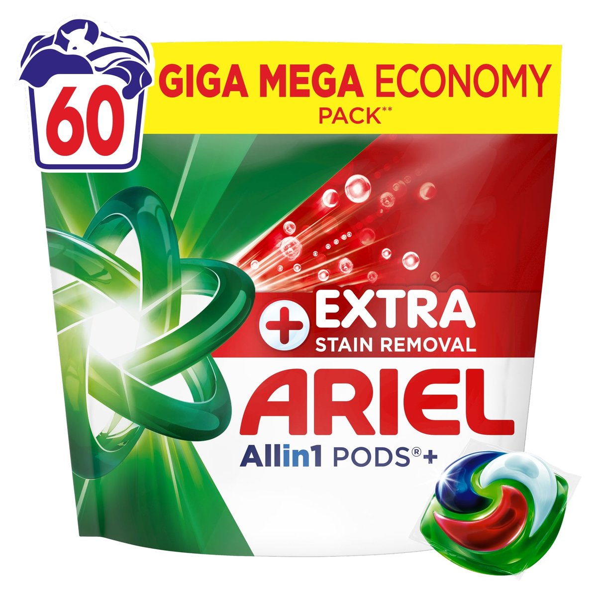 Ariel PODS+ Mosókapszula Extra Clean 60 db