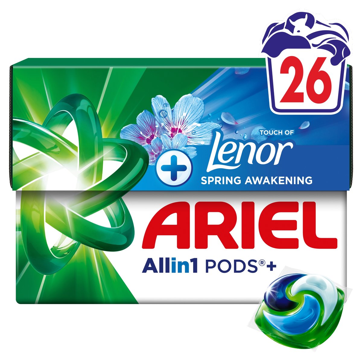 Ariel PODS+ Mosókapszula Fresh Air 26 db