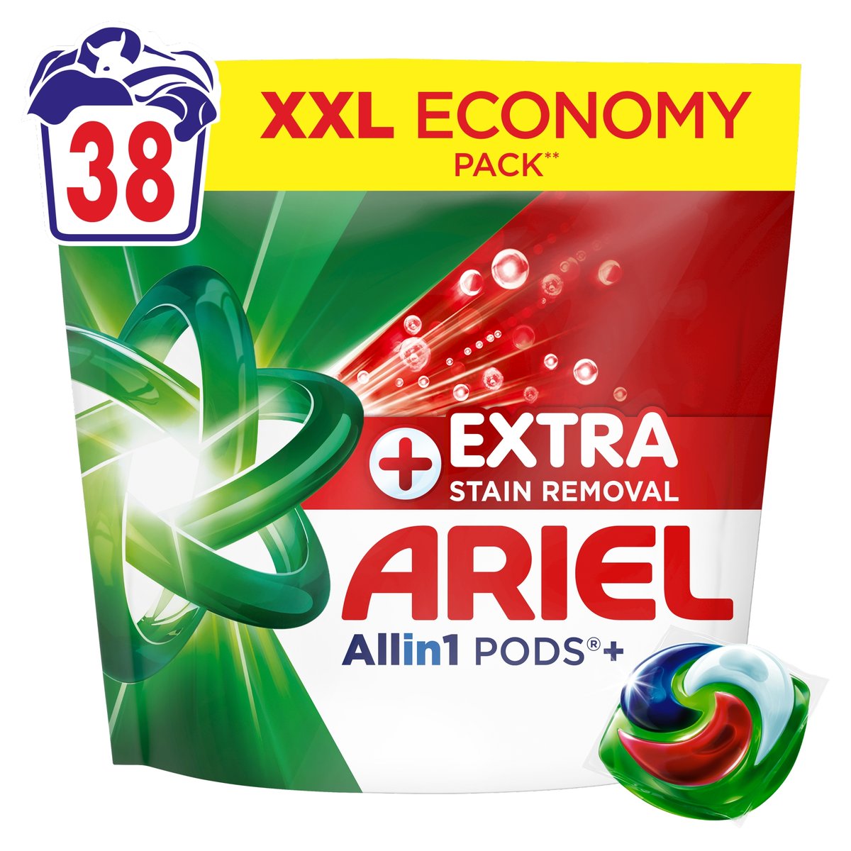Ariel PODS+ Mosókapszula Extra Clean 38 db