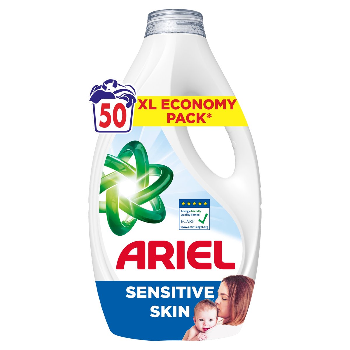 Ariel Folyékony mosószer Sensitive , 2.25 l