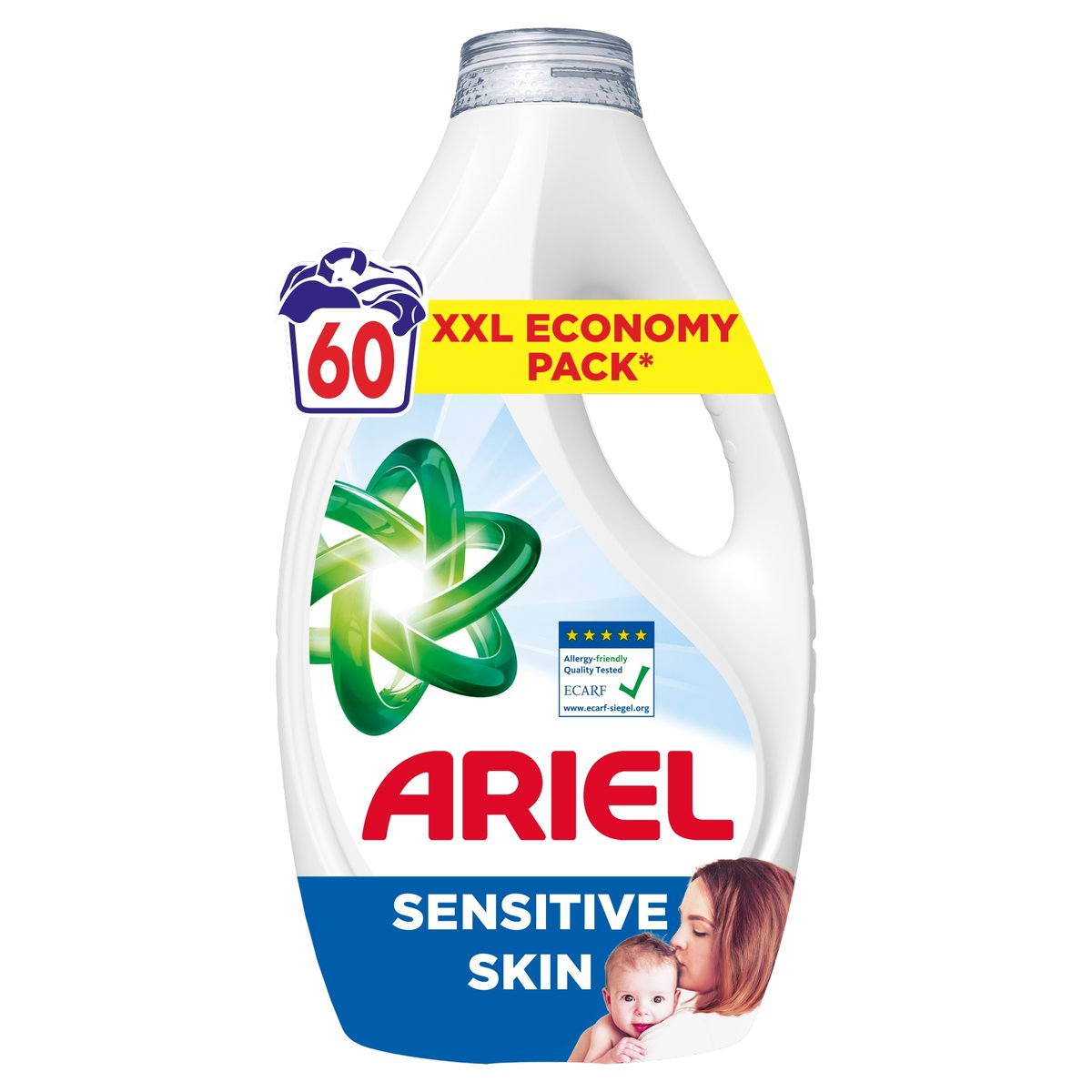 Ariel Folyékony mosószer Sensitive , 2.7 l