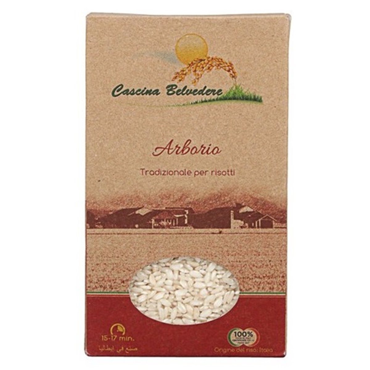 Cascina Belvedere Riso superfino Arborio rizs