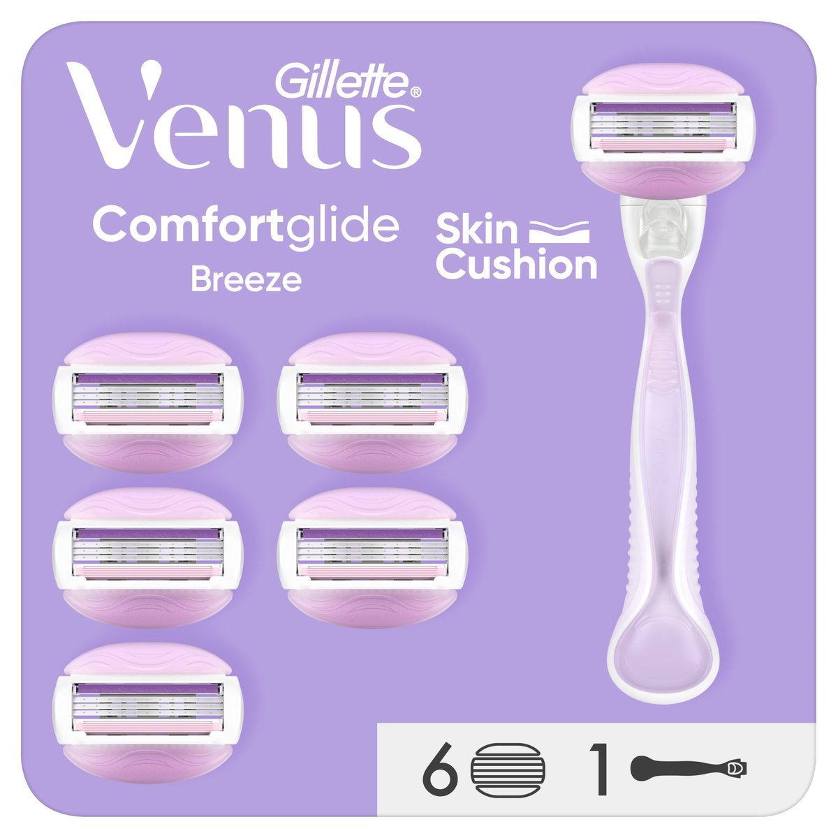Venus Comfortglide Borotva 6 db Borotvabetéttel