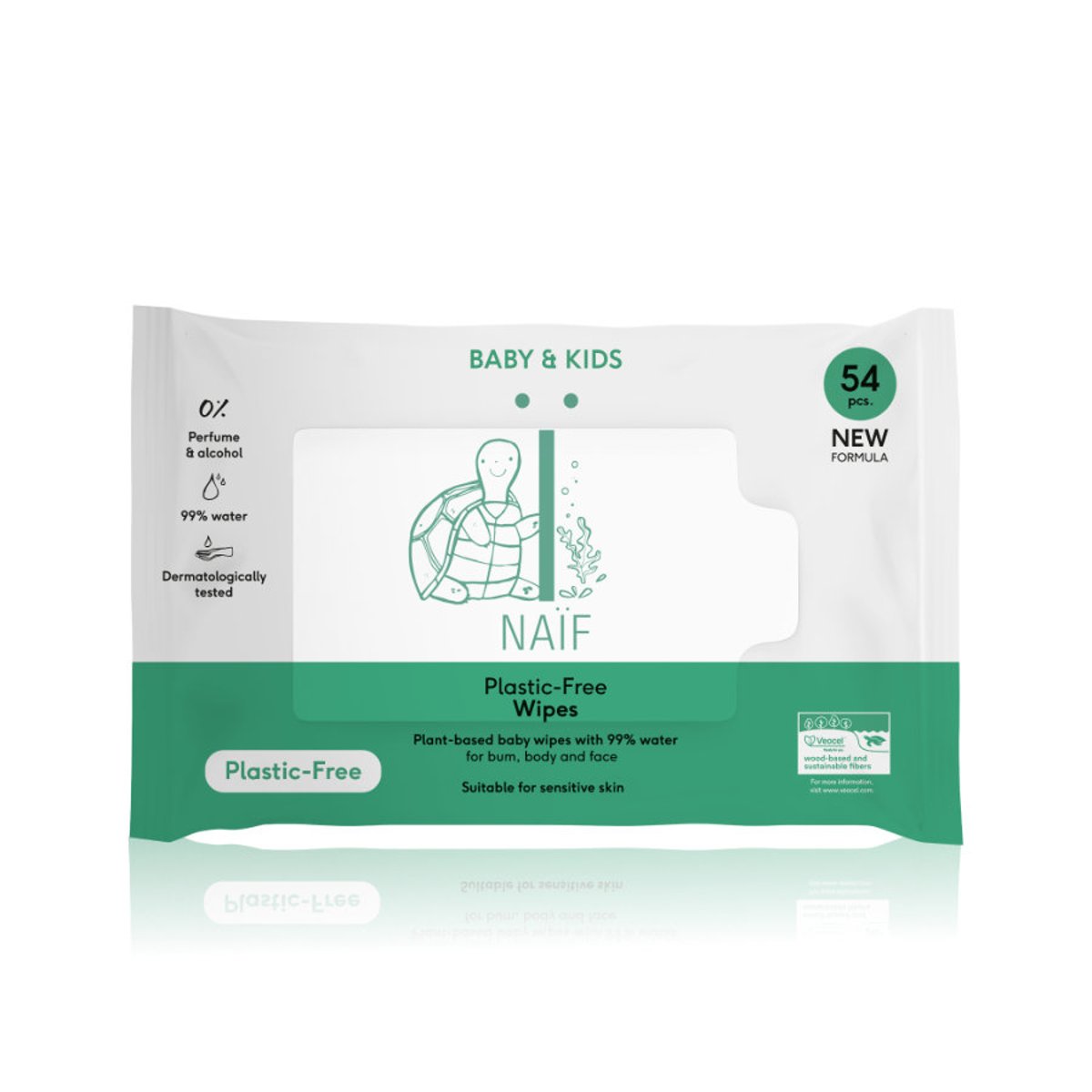 NAÏF Műanyagmentes Babapopsitörlő Kendő