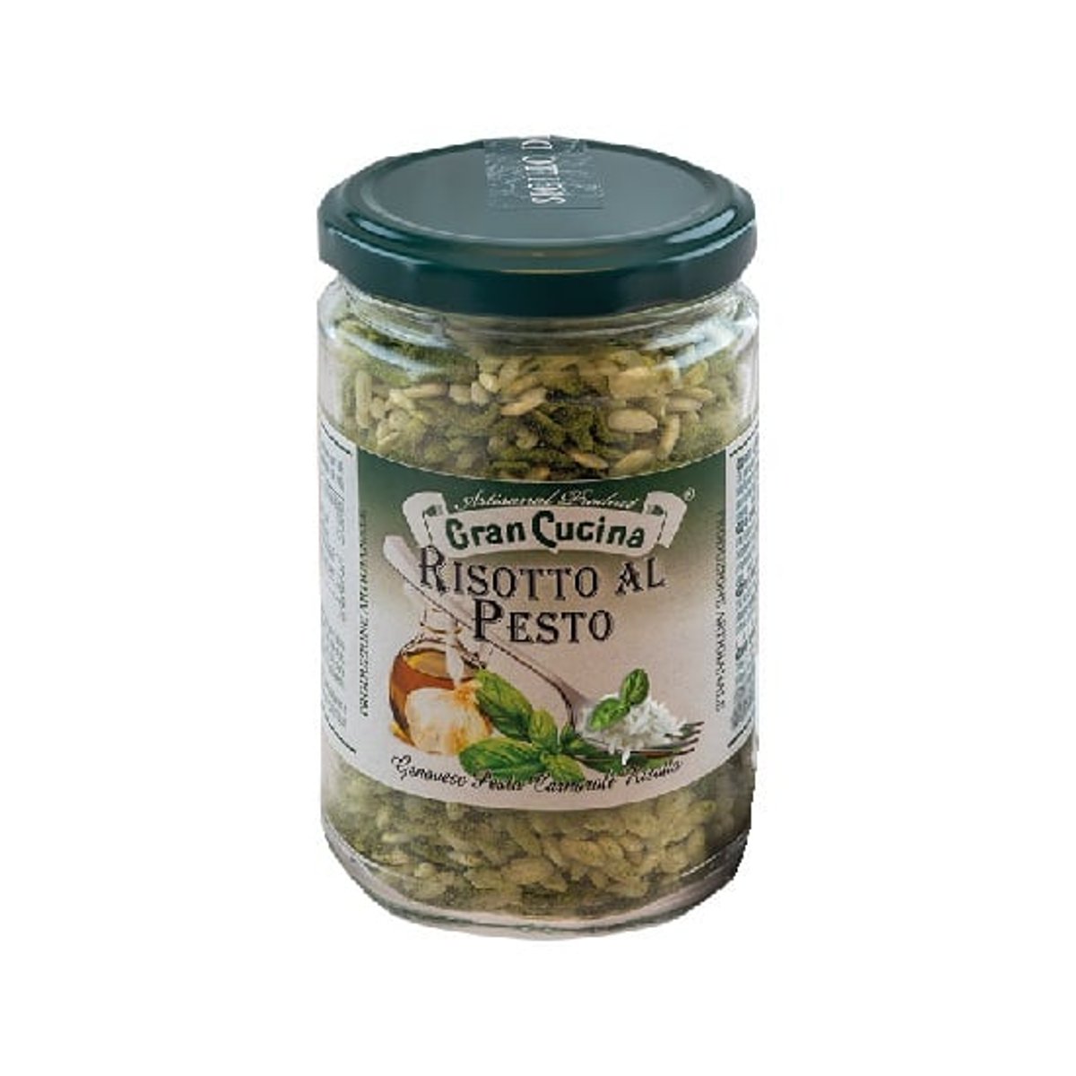 Gran Cucina Pesto carnaroli risotto – rizottó elkészítése bazsalikommal és fokhagymával