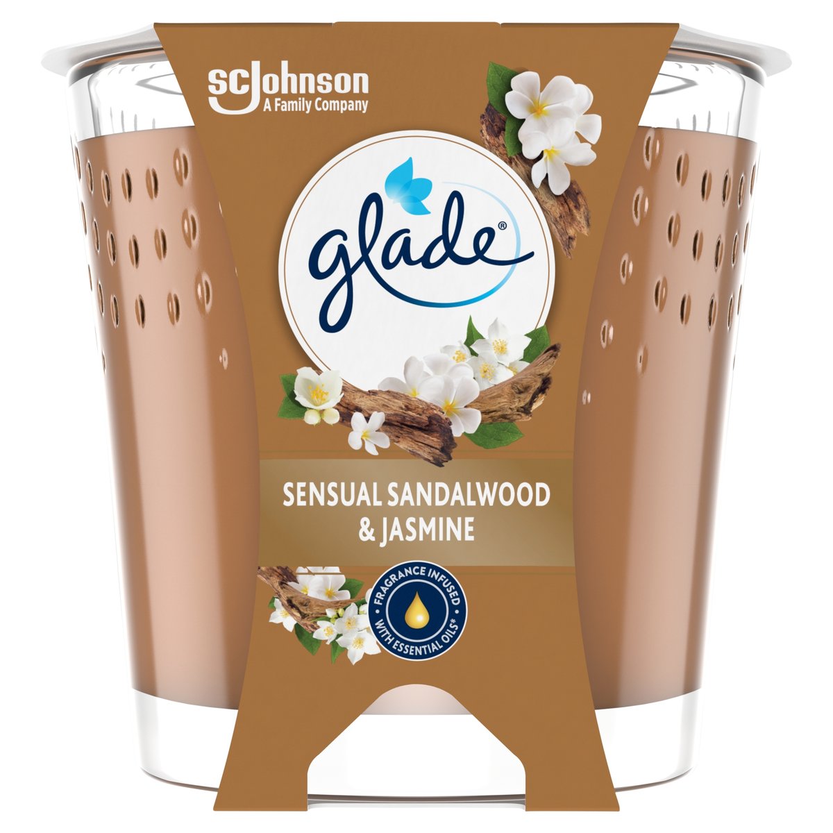 Glade® illatgyertya  - Sensual Sandalwood & Jazmin