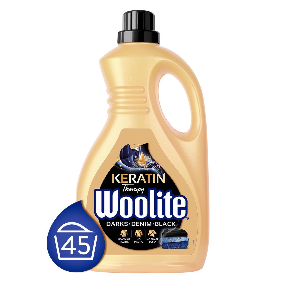 Woolite Keratin Therapy mosószer sötét ruhákhoz 2. 7 liter