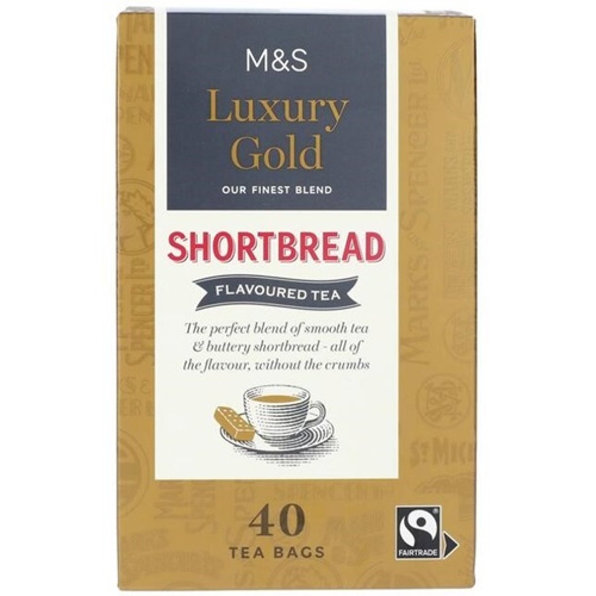 Marks & Spencer Prémium arany tea, kekszes ízesítéssel