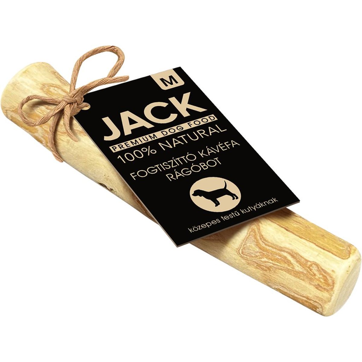 Jack fogtisztító kávéfa rágóbot (M méret)