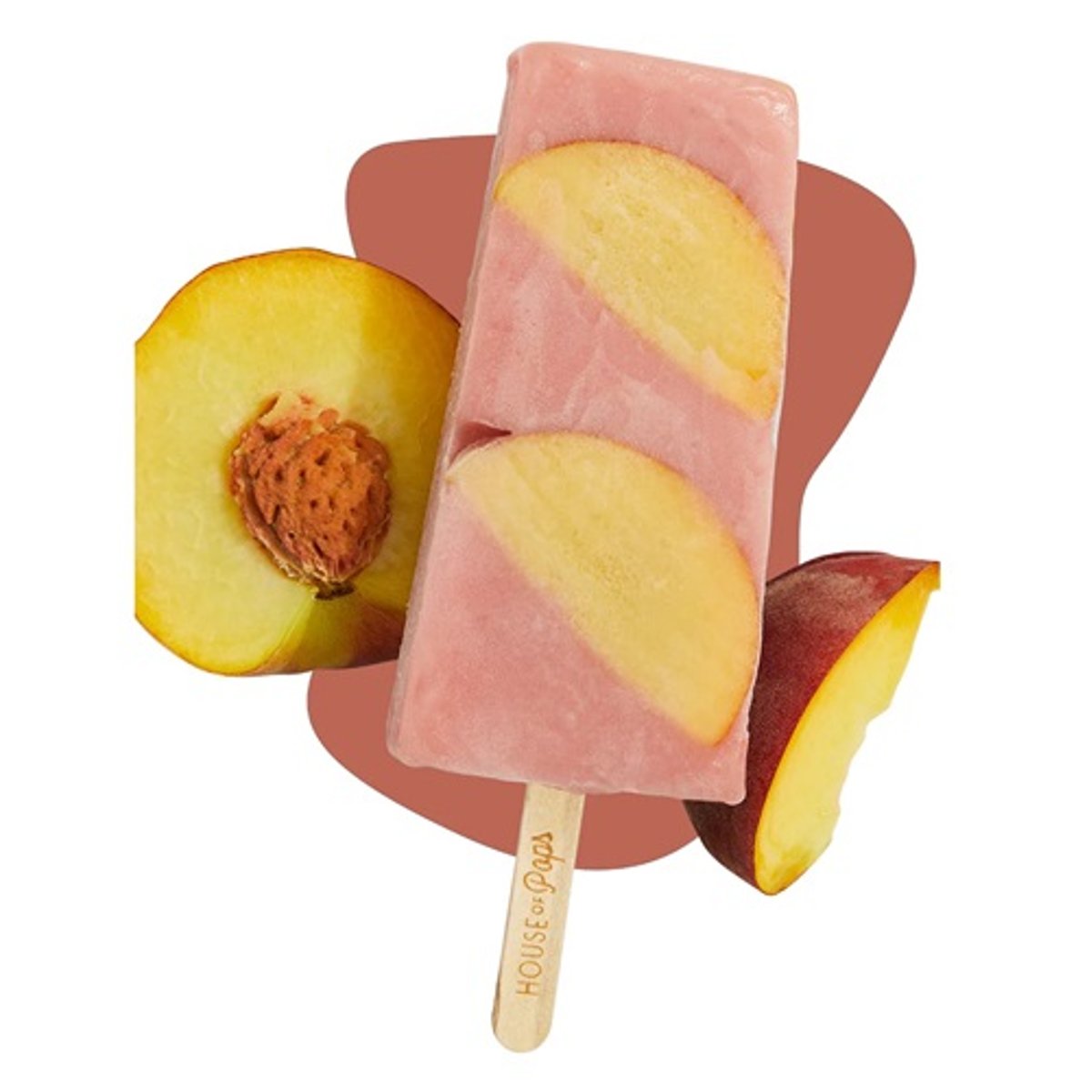 House of Pops Peach Paradise (Őszibarack ízű fagylalt)