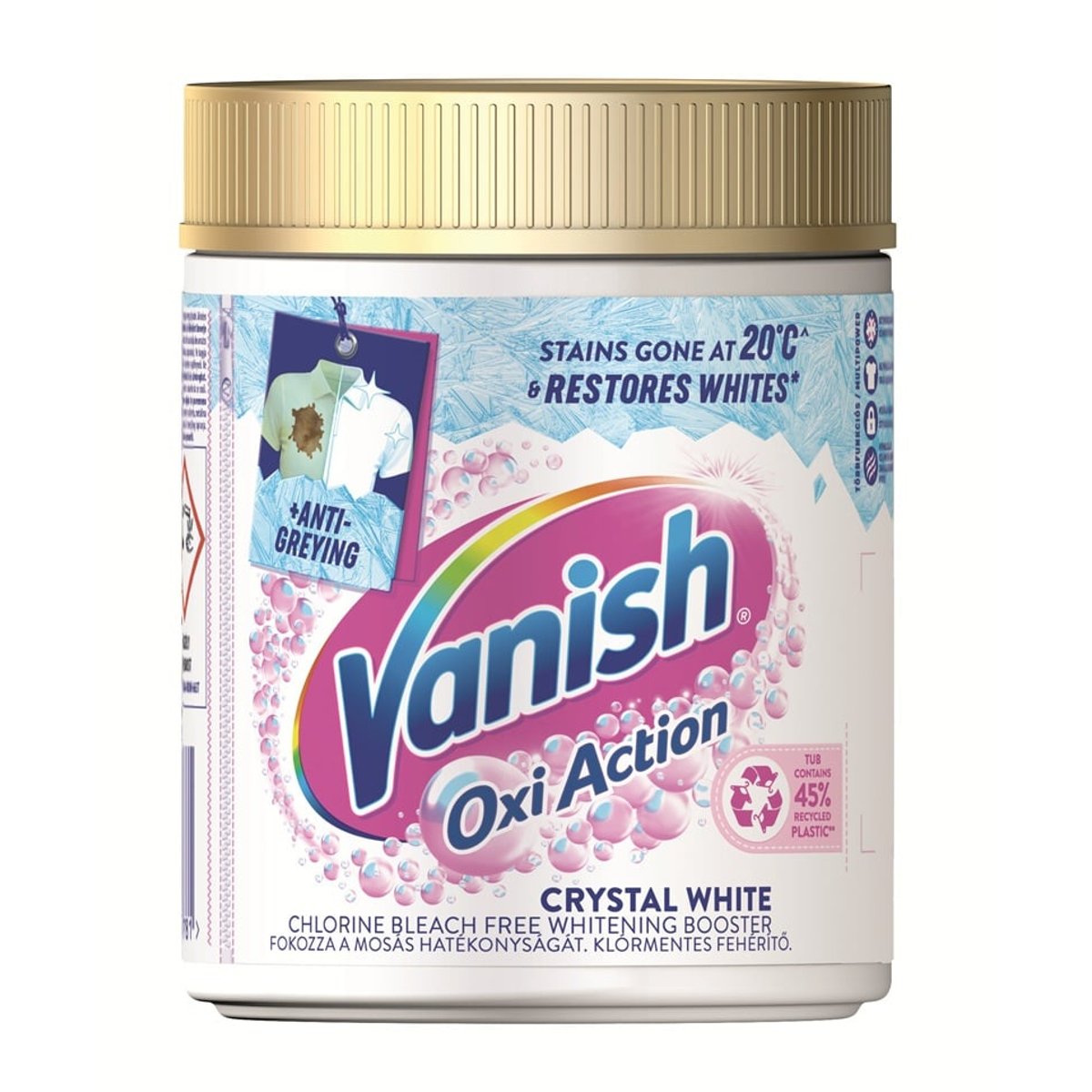 Vanish Oxi Action Folteltávolító és fehérítő Por