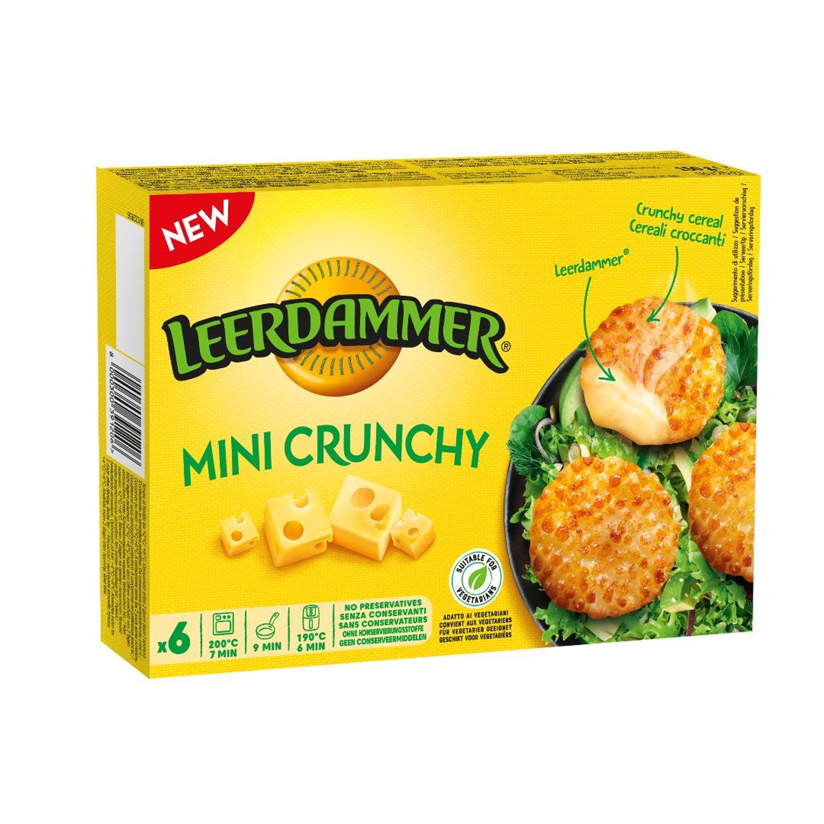 Leerdammer Mini Crunchy sajt falatok