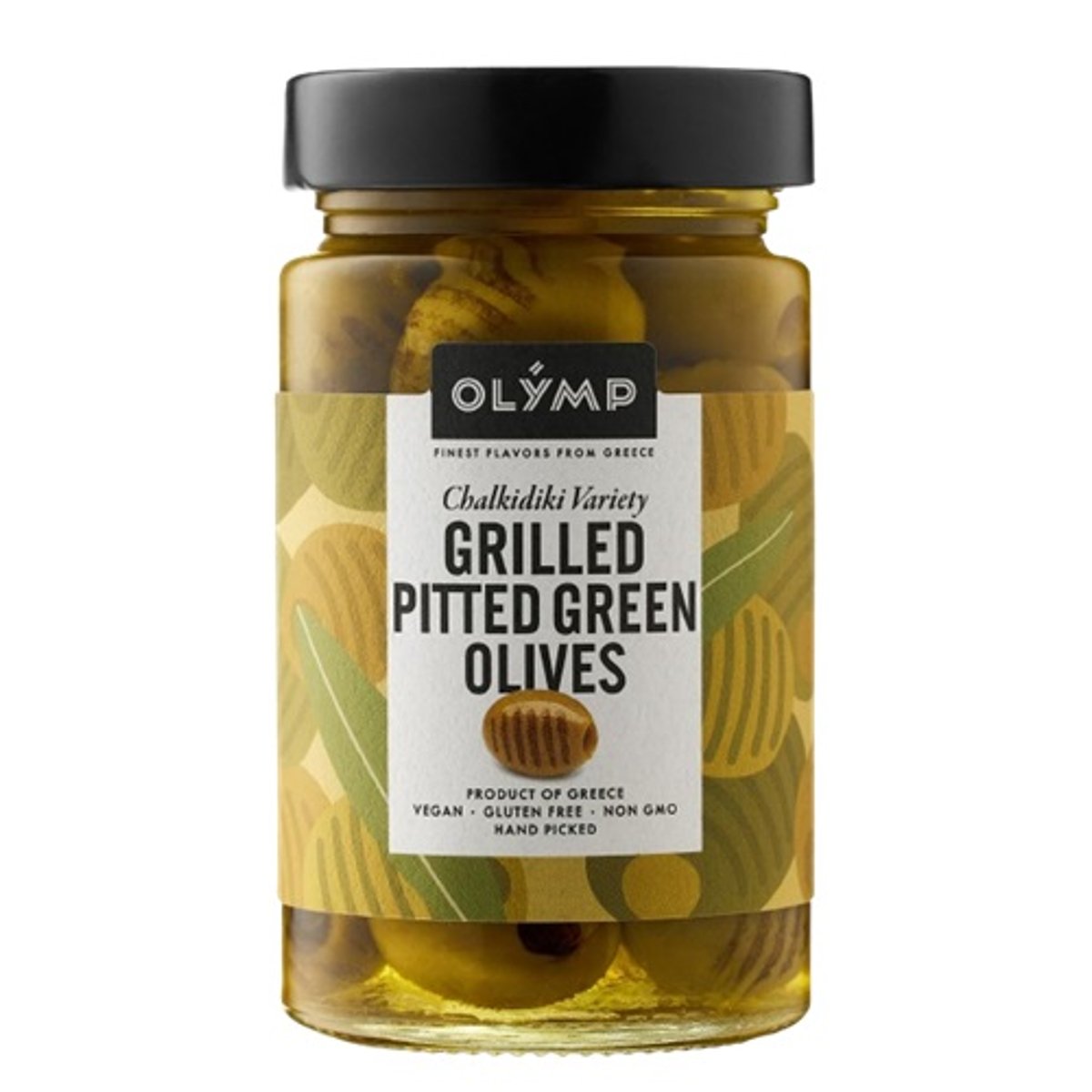 Olymp Grillezett magozott zöld olívabogyó olajban ( 290 g )