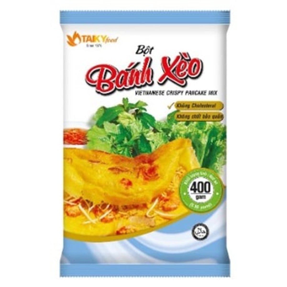 Vietnámi palacsintapor (Bột Bánh Xèo Xanh)