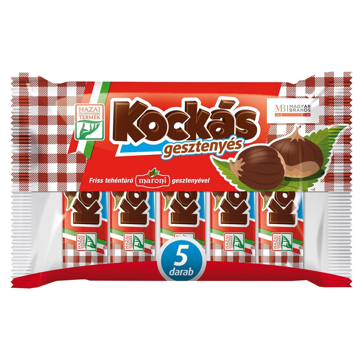 Kockás Gesztenyés túródesszert (5x50g)