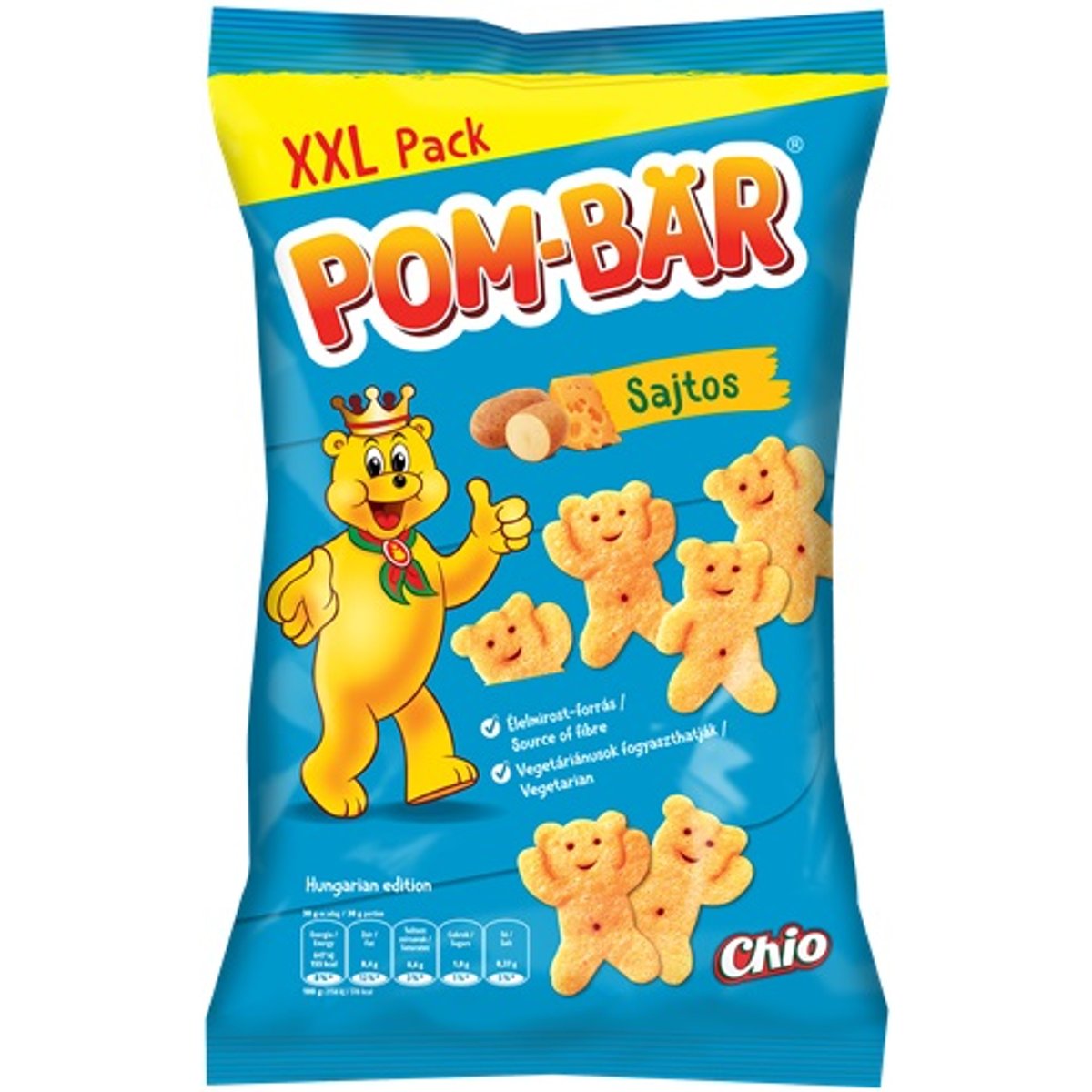 Pom-Bär Sajtos ízű burgonyasnack