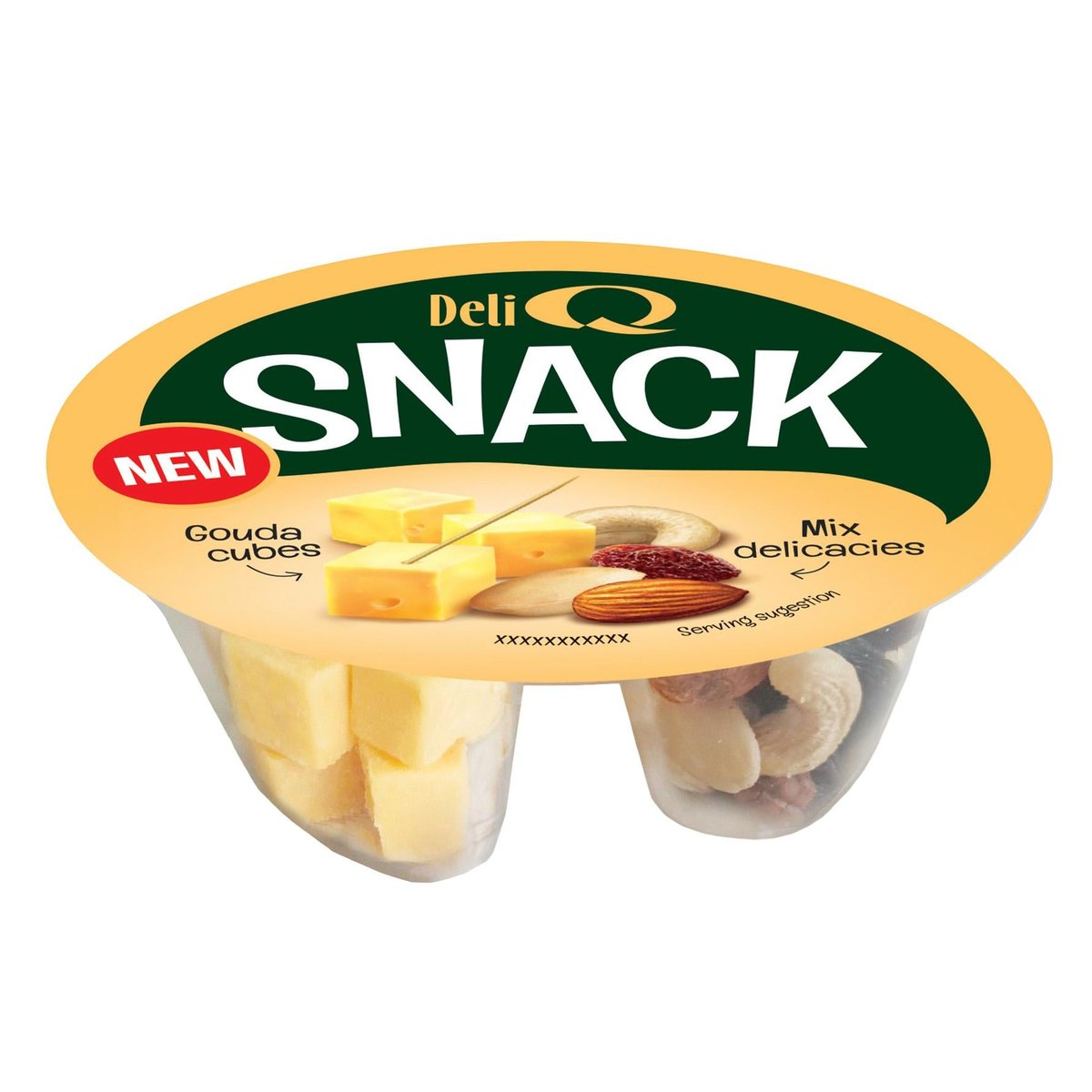 Deli Q Snack Gouda kockák magmixszel