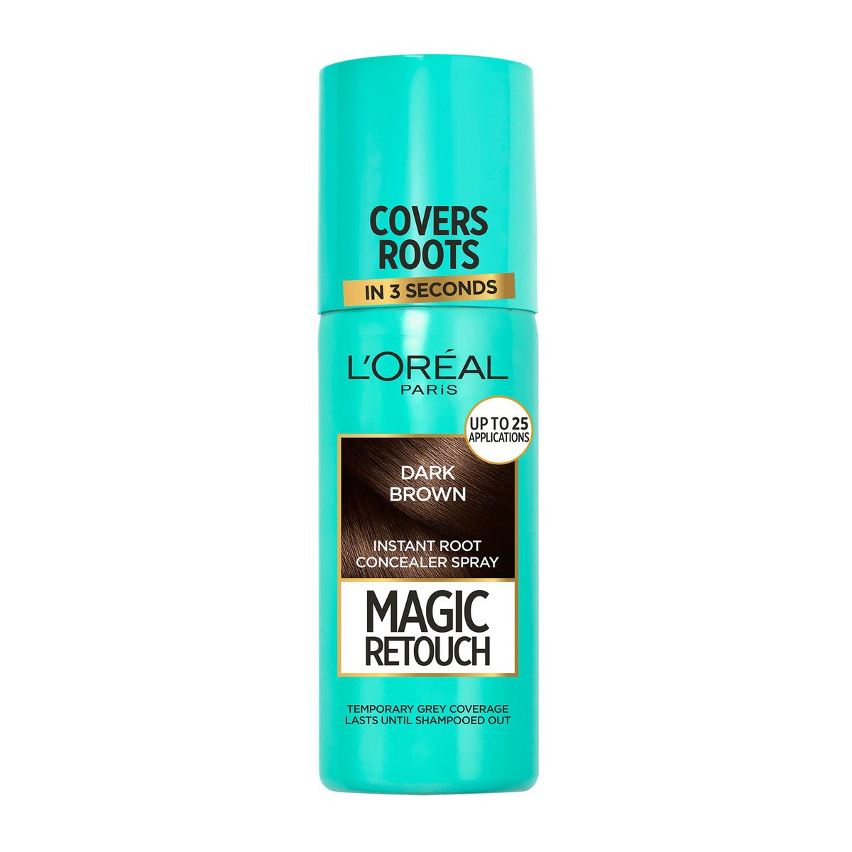 L'Oréal Paris Magic Retouch Hajtőszínező spray, sötétbarna