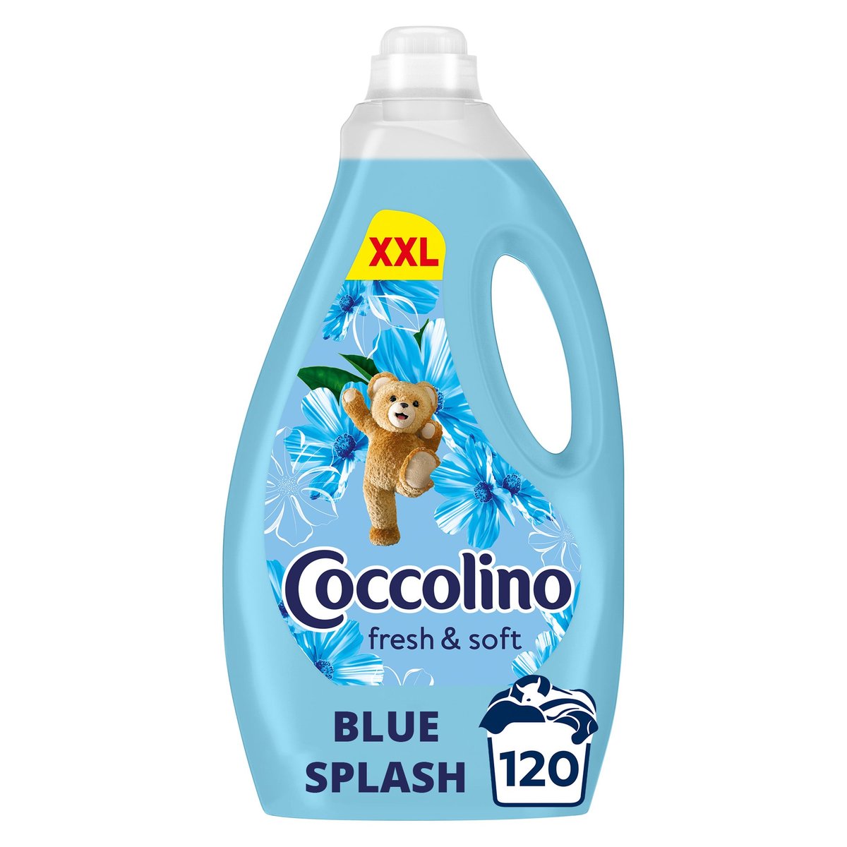 Coccolino Fresh&Soft Blue Splash öblítő, 120 mosás, 3000 ml