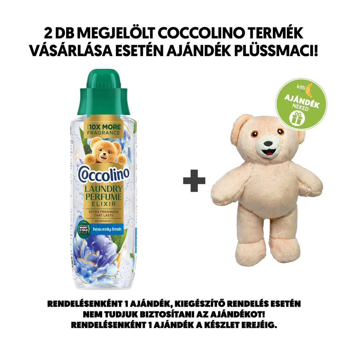 Coccolino Heavenly Fresh illatfokozó mosóparfüm, 460 ml