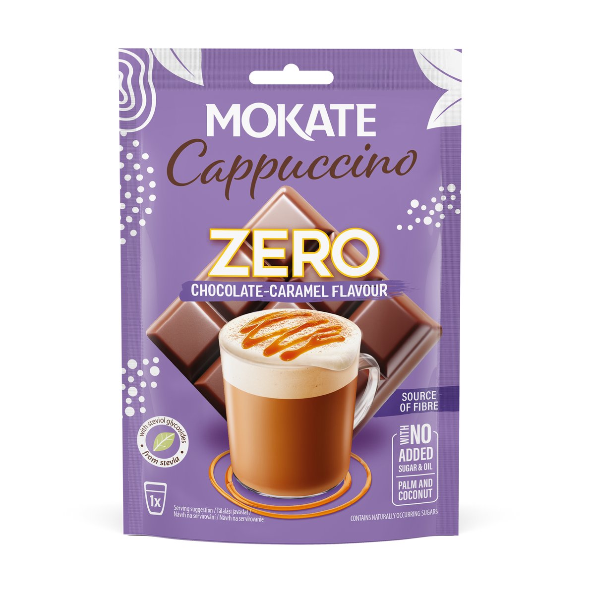 Mokate ZERO Cappucino CSOKOLÁDÉ ÉS KARAMELL