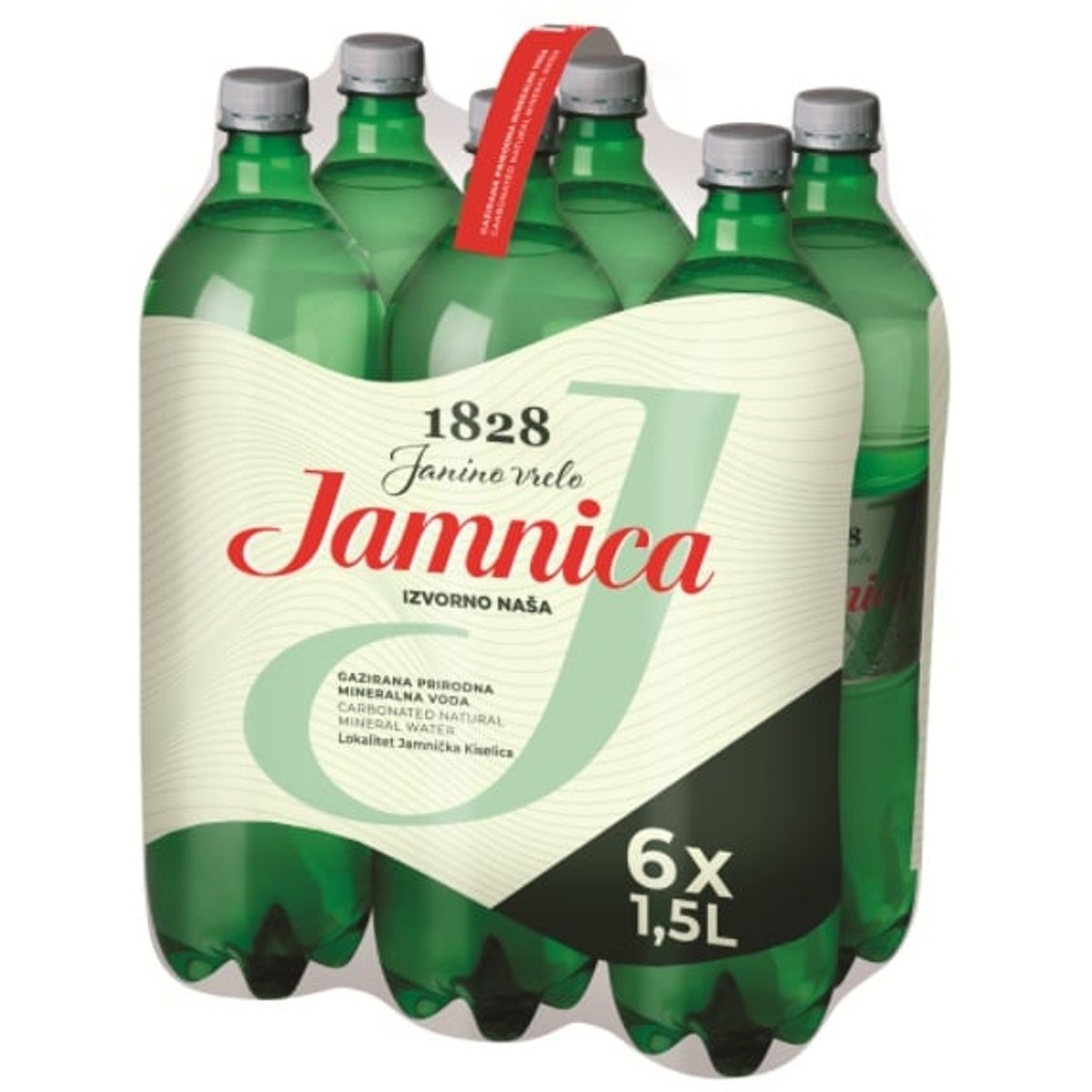 Jamnica szén-dioxiddal dúsított víz multipack (6x1,5 l)