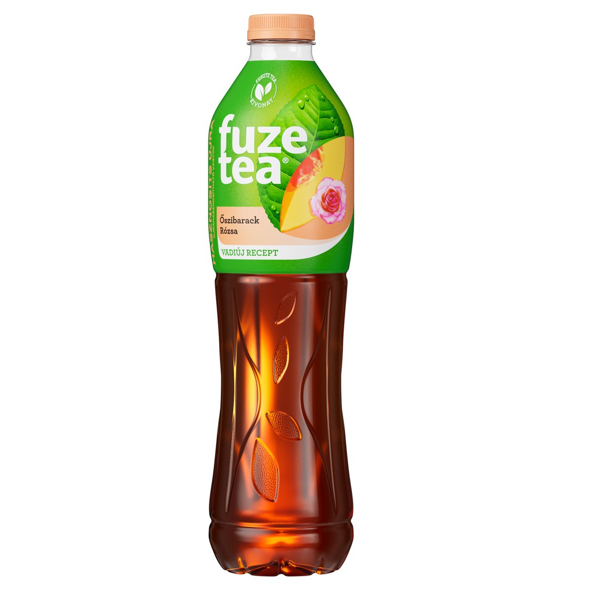 Fuze Tea szénsavmentes őszibarack- és rózsaízű üdítőital fekete tea kivonattal