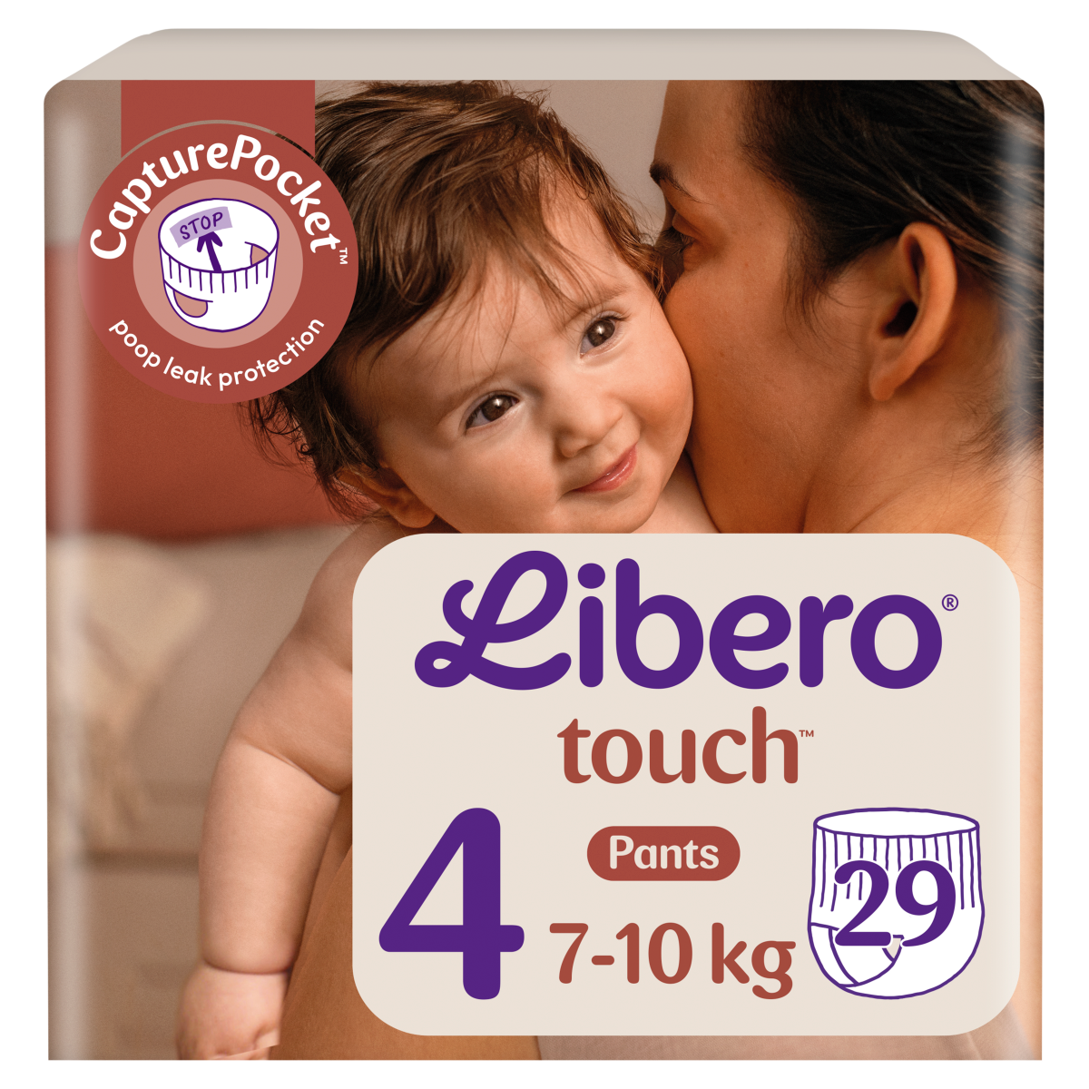 LIBERO Touch 4 bugyipelenka 7-10kg (4-es méret)