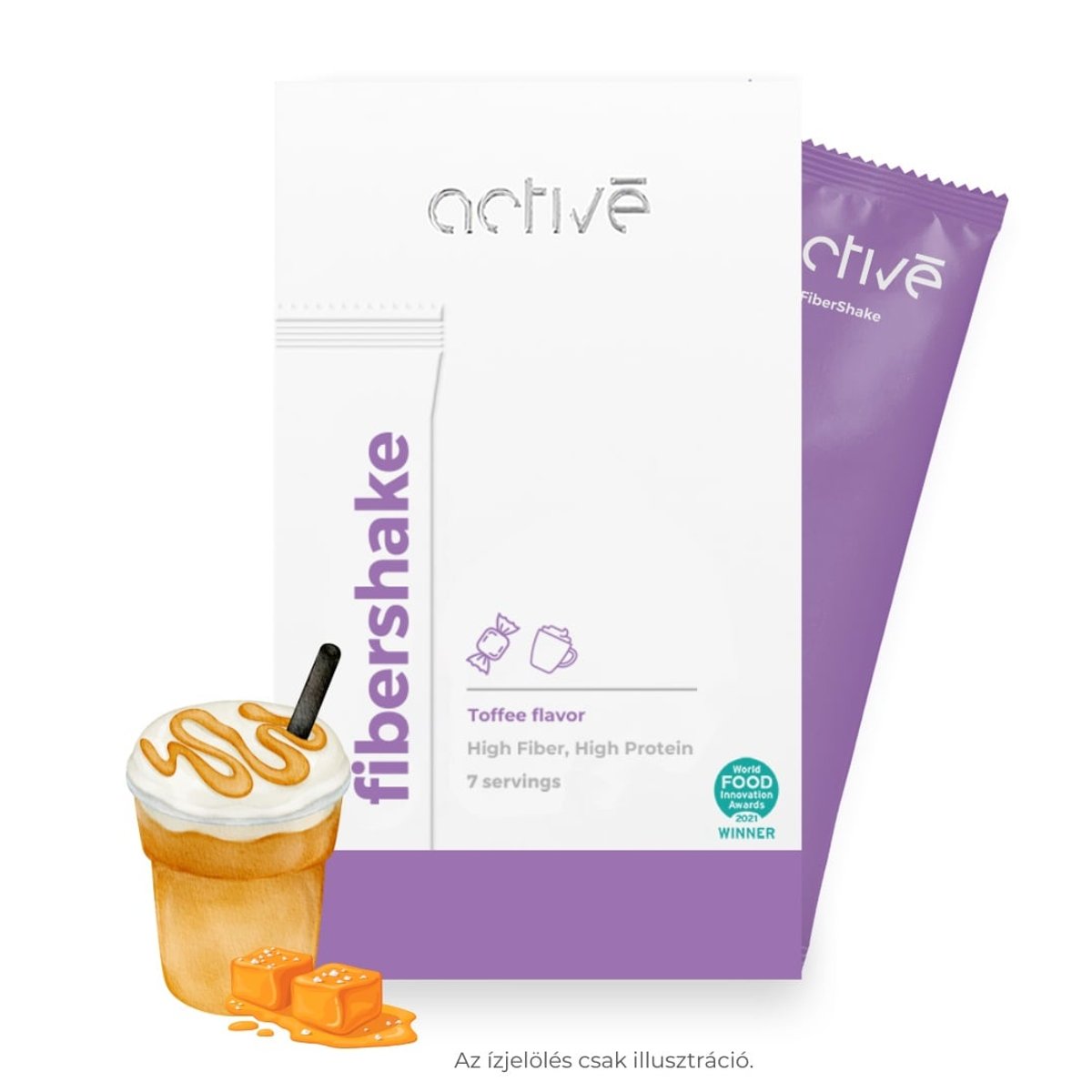 activé FiberShake® tejkaramella ízű rost shake