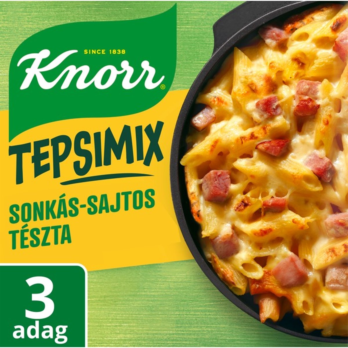 Knorr Tepsimix Sonkás-sajtos tészta
