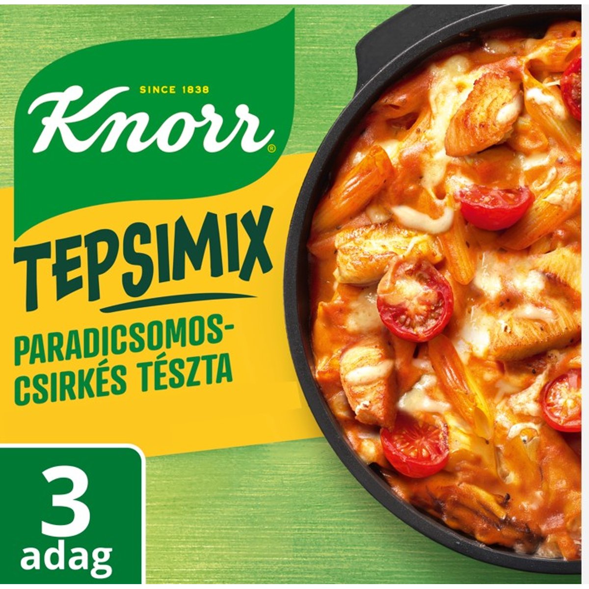 Knorr Tepsimix Paradicsomos-csirkés tészta