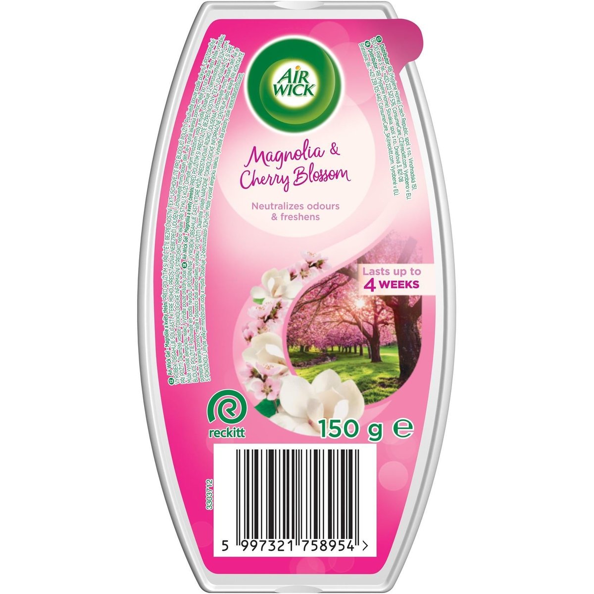 Air Wick illatosító gél, Magnólia és cseresznyevirág illat